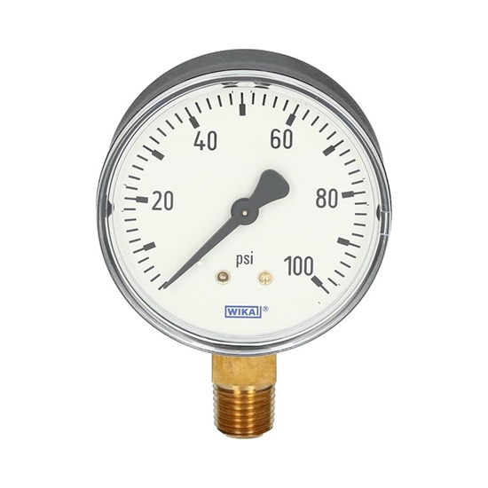 Изображение 0-6 bar M 100R G1/2 kl.1.6, Manometri111.10.(Sertif.890)