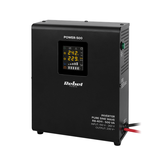 Изображение 300W, Tīras Sinusoīdas Invertors - UPS, Rezerves Elektrība Apkures Sistēmām, var montēt pie sienas