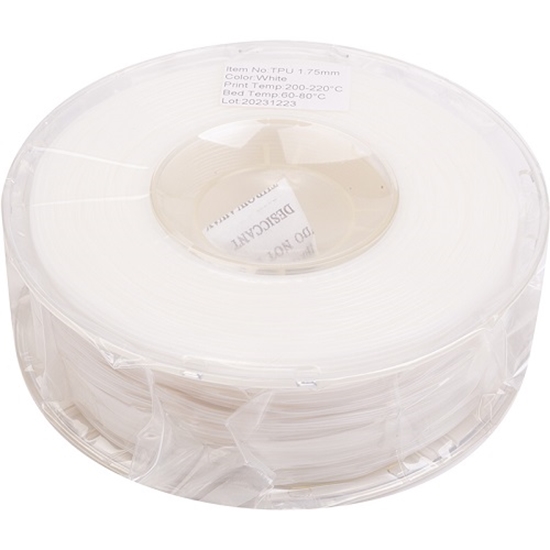 Picture of 3D Printing Filament TPU, 1.75mm, 1kg, White