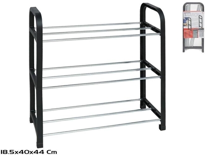 Изображение 3-Tier Shoe Rack 40X18.5X44 Cm