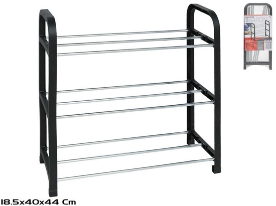 Picture of 3-Tier Shoe Rack 40X18.5X44 Cm