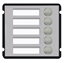 Attēls no 5-button module VTO2000A-B5