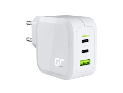 Изображение 65W GaN GC PowerGan charger for Laptop, MacBook, Phone, Tablet, Nintendo Switch | 2xUSB-C | USB-A