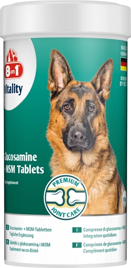 Picture of 8in1 8IN1 Vitality Glukozamina z MSM dla psów stawy i aktywno premium 55tb