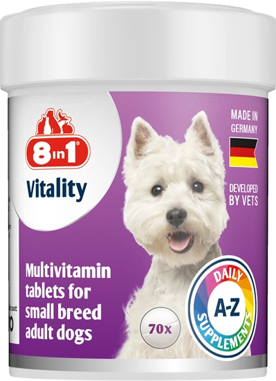 Picture of 8in1 8IN1 Vitality Multiwitaminy dla psów maych ras - 70tb