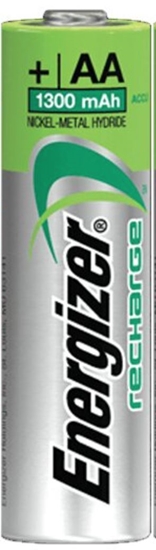 Picture of AA akumulatori Energizer 1.2V Recharge sērija Ni-MH HR6 1300 mAh bez iepakojum 1 gb.