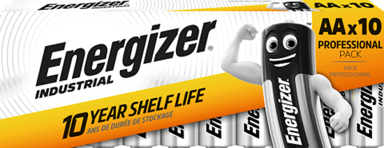 Изображение AA LR6 baterijas | 1.5V Energizer Industrial Alkaline baterijas | MN1500/E91 | cena par 10 gab.