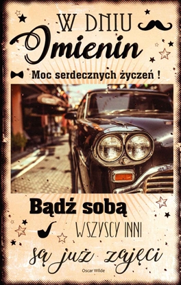 Attēls no AB Card Karnet Imieniny IM07 Moc serdecznych ycze