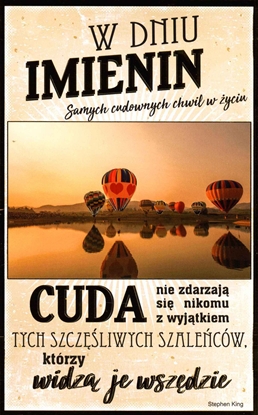 Attēls no AB Card Karnet Imieniny IM08 Samych cudownych chwil