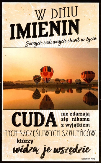 Picture of AB Card Karnet Imieniny IM08 Samych cudownych chwil