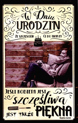 Attēls no AB Card Karnet Urodziny "jeli kobieta jest" U50