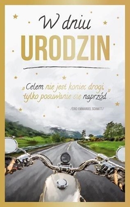 Attēls no AB Card Karnet Urodziny AB Malowane - mskie Celem nie jest koniec drogi...P23