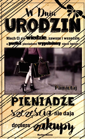 Picture of AB Card Karnet Urodziny U26 Niech Ci si wiedzie