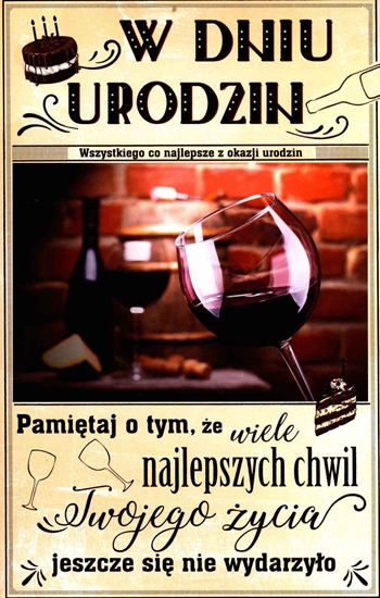 Picture of AB Card Karnet Urodziny U62 wszystkiego co najlepsze