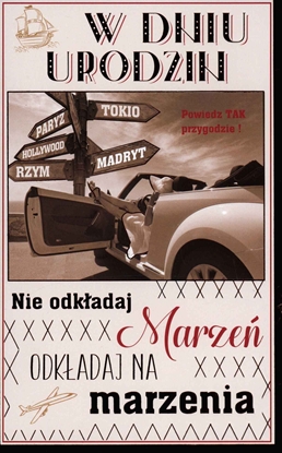 Attēls no AB Card Karnet Urodziny U63