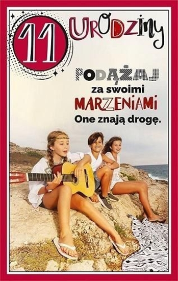 Picture of AB Card Kartka okolicznociowa Urodziny 11 U97