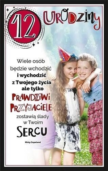 Picture of AB Card Kartka okolicznociowa Urodziny 12 U98