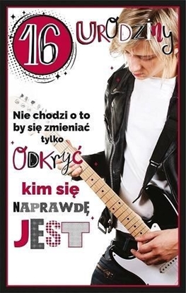 Изображение AB Card Kartka okolicznociowa Urodziny 16 U94