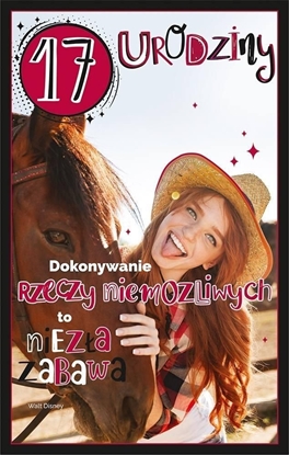Изображение AB Card Kartka okolicznociowa Urodziny 17 U103