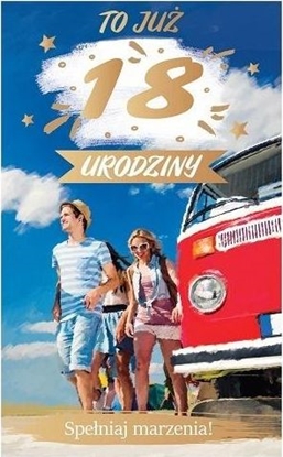 Изображение AB Card Kartka okolicznociowa Urodziny 18 P20