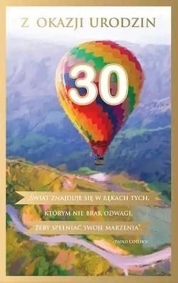 Изображение AB Card Kartka okolicznociowa Urodziny 30 P13