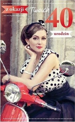 Изображение AB Card Kartka okolicznociowa Urodziny 40 P07