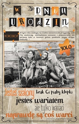 Изображение AB Card Kartka okolicznociowa Urodziny U37