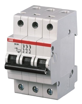 Picture of ABB Wycznik nadprdowy SH203-B25 3P B 25A 2CDS213001R0255