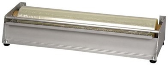 Picture of Abena Dispenser, ABENA Cater-Line, 45cm x 16x8m, silver, steel, w/saw blade, for film