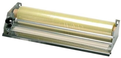 Picture of Abena Dispenser, ABENA Cater-Line, 45x18x9cm, srebrny, stal nierdzewna, z noem do cicia