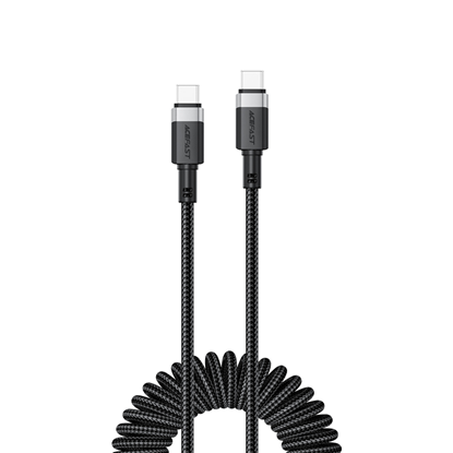 Изображение Acefast C14-03 USB-C - USB-C Spring Cable 480Mb|s 