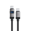 Picture of Acefast C15-03 USB-C - USB-C Cable with Display 48