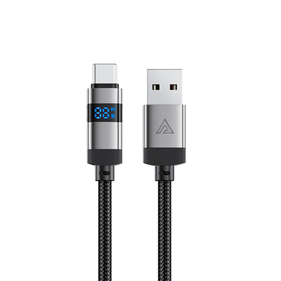 Picture of Acefast C15-04 USB-A - USB-C Cable with Display 48