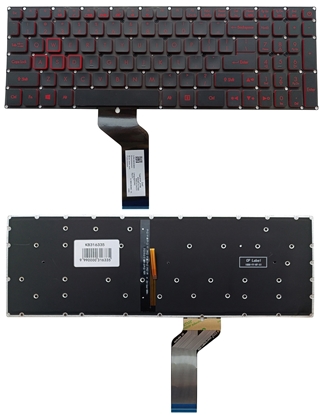 Attēls no Acer Klaviatra ACER: Nitro AN515-51, AN515-52, AN515-53, AN515-42, su pavietimu, US