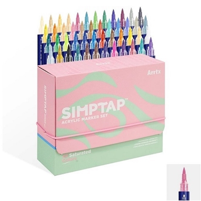 Изображение Acrylic Marker Pens ARRTX Simptap, 48 Colours