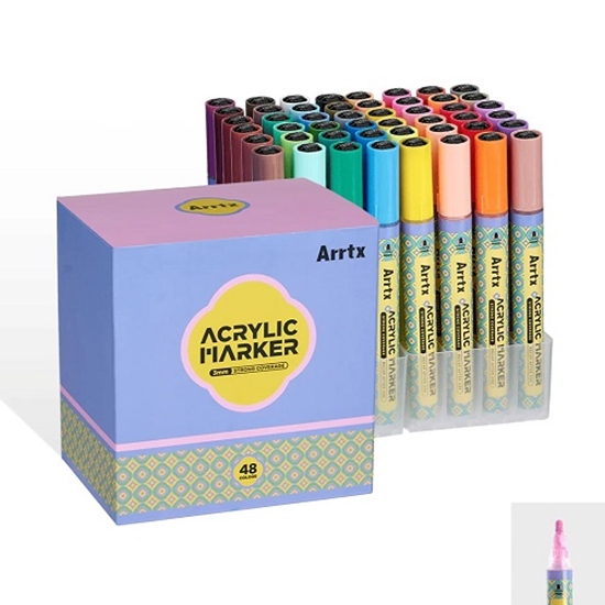 Изображение Acrylic Marker Pens ARRTX, 48 Colours