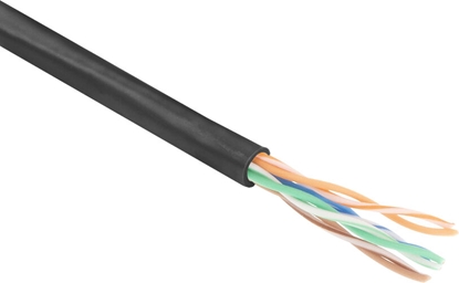 Attēls no ACT C5E U/UTP PATCH PVC BLACK 100M