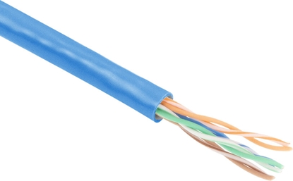 Attēls no ACT C5E U/UTP PATCH PVC BLUE  100M
