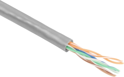 Attēls no ACT C5E U/UTP PATCH PVC GREY  100M