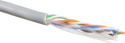Attēls no ACT C5E U/UTP SOLID PVC GREY  100M
