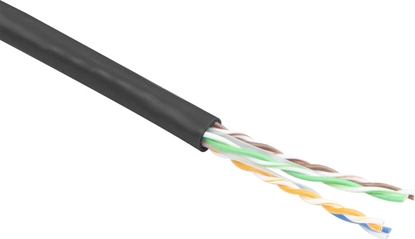 Attēls no ACT C6A U/UTP PATCH PVC BLACK 305M