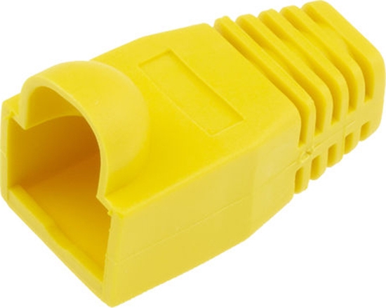 Picture of ACT CABLE BOOT RJ45 5.5MM YELLOW  Bag 25 pcs