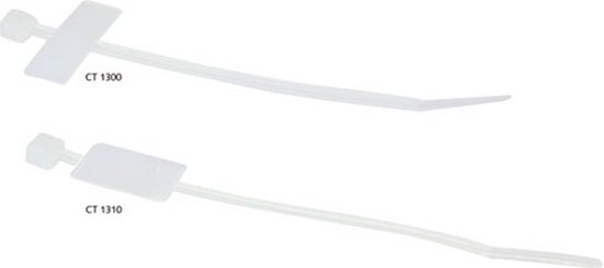Picture of ACT CABLE TIE TRANS LABEL 100MM