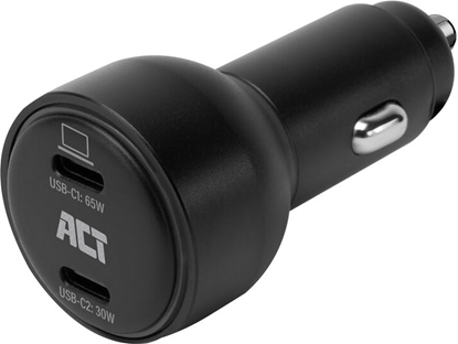 Attēls no ACT Car charger 65W with 2x USB-C
