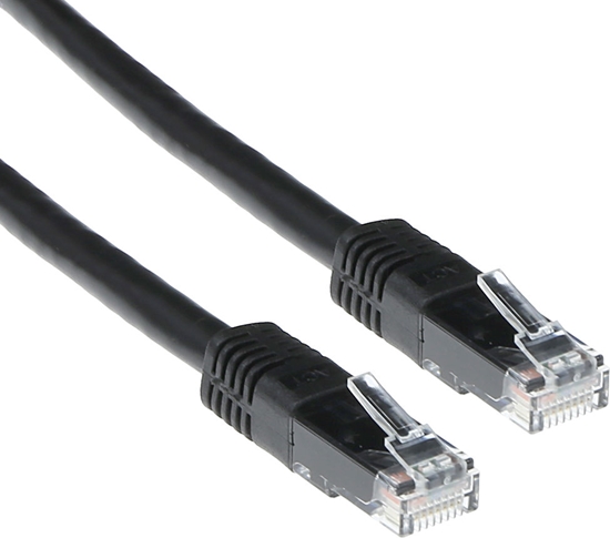 Изображение ACT CAT5E U/UTP BLACK       15.00M