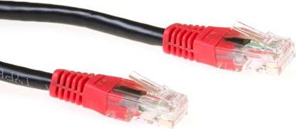 Изображение ACT CAT6 U/UTP CROSS BK/RD   2.00M