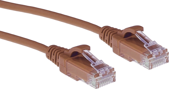 Изображение ACT CAT6 U/UTP SLIMLINE BN 0.5M