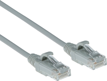 Изображение ACT CAT6 U/UTP SLIMLINE GY 1.00M