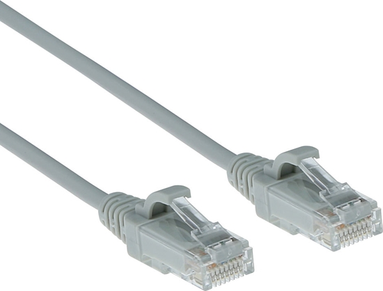 Изображение ACT CAT6 U/UTP SLIMLINE GY 1.50M
