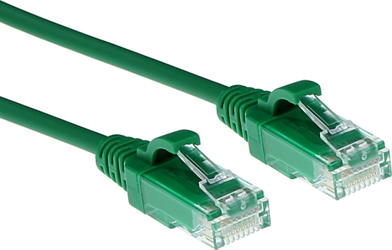 Изображение ACT CAT6 U/UTP SLIMLINE GN 3.00M